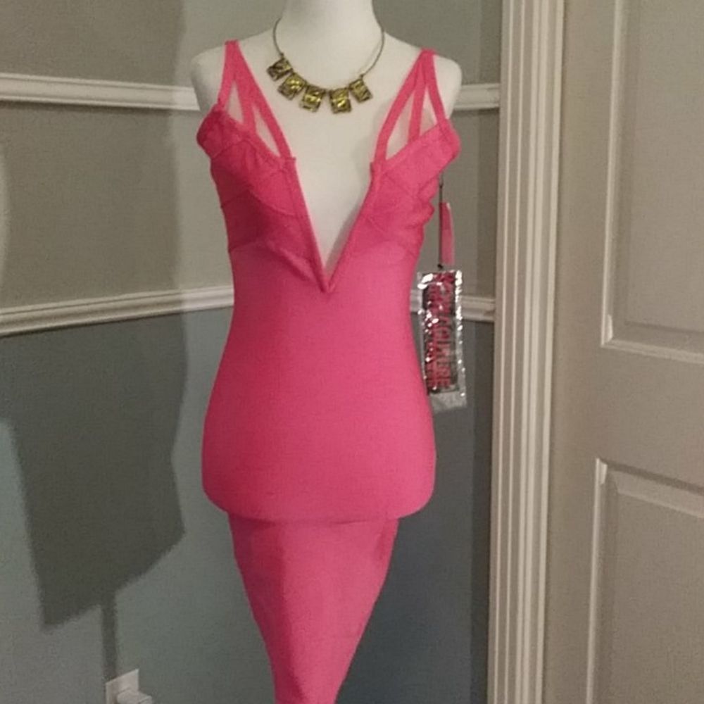 Hot pink sexy dress🌸 brand new